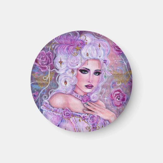 Rococo valentine fantasy art by Renee Lavoie Magnet (Vorne)