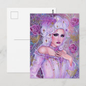 Rococo valentine fantasy art by Renee Lavoie Postkarte (Vorne/Hinten)