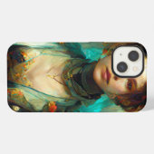 Rococo-Zukunfts-Sci-Fi-Fantasy iPhone Hülle (Rückseite (Horizontal))