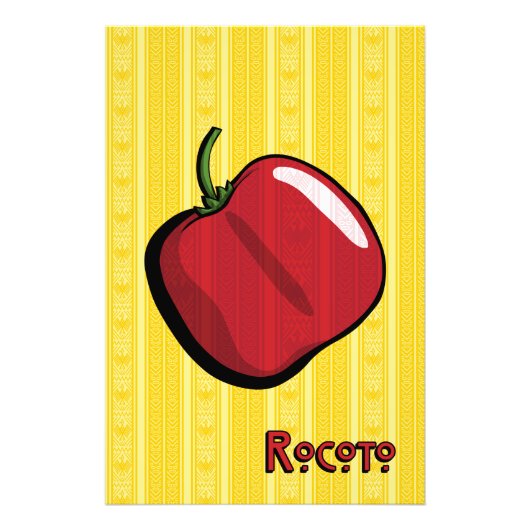 Rocoto Chili Pepper Art Printing Fotodruck (Vorne)