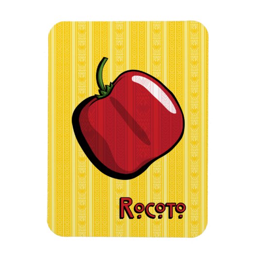 Rocoto Chili Pepper Flexible Magnet (Vertikal)