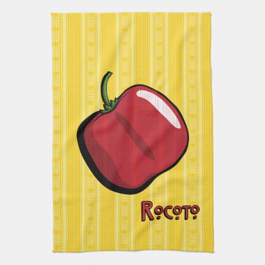 Rocoto Chili Pepper Kitchtuch Geschirrtuch (Vertikal)