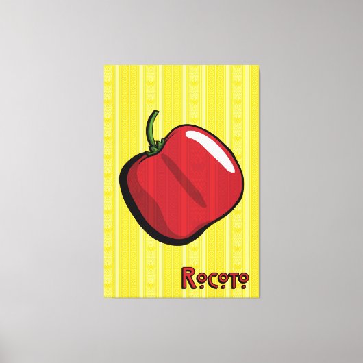 Rocoto Chili Pepper Leinwand Art (Vorderseite)