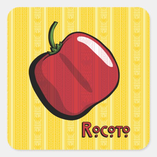 Rocoto Chili Pepper Sticker (Vorderseite)
