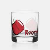 Rocoto Chili Pepper Whiskyglas (Rückseite)