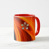 ROD ASCLEPIUS,7 CHAKRAS,YOGA HOLISTISCH Orange Tasse (VorderseiteRechts)