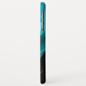 ROD ASCLEPIUS,7 CHAKRAS YOGA LOTUS POSE Blau Case-Mate iPhone Hülle (Hinten/Links)