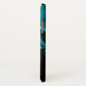 ROD ASCLEPIUS,7 CHAKRAS YOGA LOTUS POSE Blau Case-Mate iPhone Hülle (Hinten/Rechts)