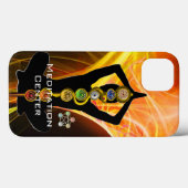 ROD ASCLEPIUS,7 CHAKRAS YOGA LOTUS POSE Gelb Case-Mate iPhone Hülle (Rückseite (Horizontal))