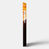 ROD ASCLEPIUS,7 CHAKRAS YOGA LOTUS POSE Gelb Case-Mate iPhone Hülle (Rückseite / Links)