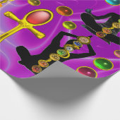 ROD ASCLEPIUS,7 CHAKRAS YOGA LOTUS POSE,Horus Auge Geschenkpapier (Ecke)