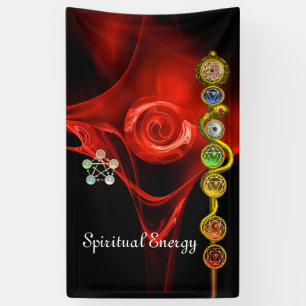 ROD ASCLEPIUS 7 CHAKRAS,YOGA,SPIRITUELL ENERGIErot Banner
