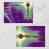 ROD ASCLEPIUS MEDIZINISCHE GESUNDHEITSVERSORGUNG L VISITENKARTE (Vorne/Hinten)