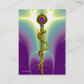 ROD ASCLEPIUS MEDIZINISCHE GESUNDHEITSVERSORGUNG L VISITENKARTE (Rückseite)