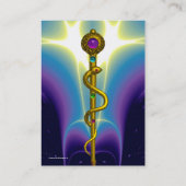 ROD ASCLEPIUS MEDIZINISCHE GESUNDHEITSVERSORGUNG V VISITENKARTE (Rückseite)