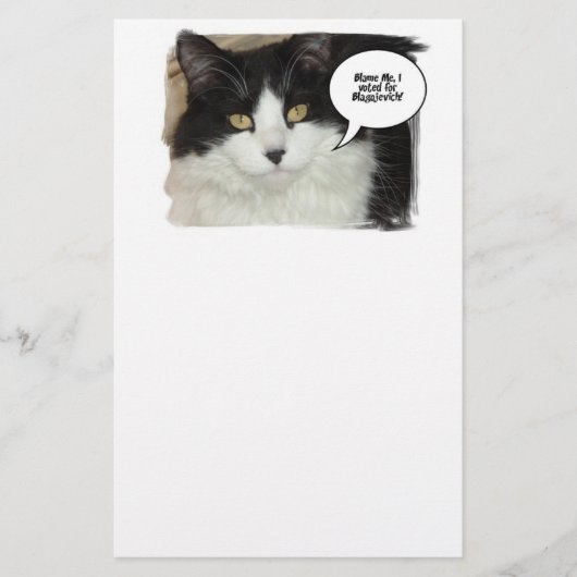 Rod Blagojevich Briefpapier (Vorderseite)