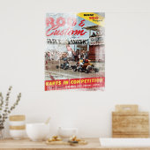 Rod & Custom, Karts im Wettbewerb Print Poster (Küche)