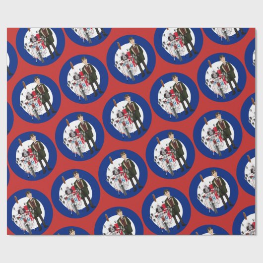 Rod das Mod u. der Roller Geschenkpapier (Flach)