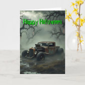 Rod in der sehenswerten Halloween-Sumpflandschaft Karte (Gelbe Blume)