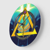 ROD OF ASCLEPIUS DENTIST DENTISTRY SYMBOL GROßE WANDUHR (Winkel)