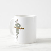 Rod of Asclepius Kaffeetasse (Vorderseite Links)