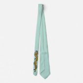 Rod of Asclepius Neck Tie (Light Scrubs Green) Krawatte (Rückseite)