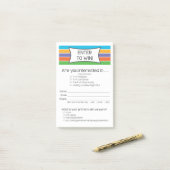 Rodan + Die inspirierten Felder kommen herein, um Post-it Klebezettel (Auf Schreibtisch)