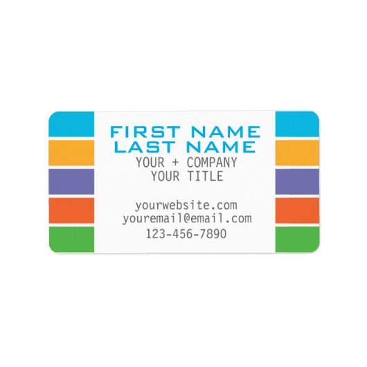 RODAN + FELDER Inspiriert Adressaufkleber (Vorne)