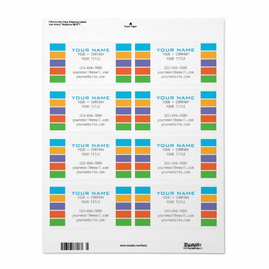 RODAN + FELDER Inspirierte Streifen (Vorne)