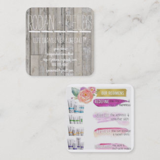 Rodan und Feld-Visitenkarte Quadratische Visitenkarte