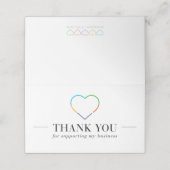 Rodan und Felder Danke Karte (Außenseite Aufgefaltet)