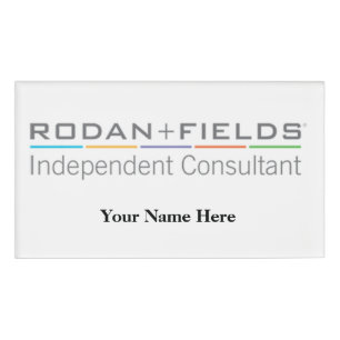 Rodan und Feldname-Abzeichen Namenschild