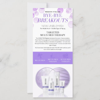 Rodan und Fields New Unblemish Flyer