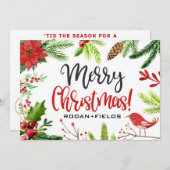 Rodan und Fields Weihnachtskarten abkratzen Feiertagskarte (Vorne/Hinten)