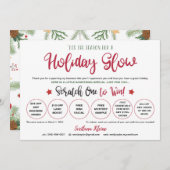 Rodan und Fields Weihnachtskarten abkratzen Feiertagskarte (Vorne/Hinten)