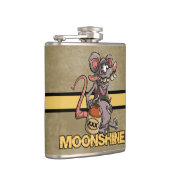 Roddy Ratten-Fink-Art-Mondenschein-Logo Flachmann (Rechts)