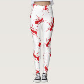 Rode mieren, mierennest. Halloween feest Leggings (Vorderseite)
