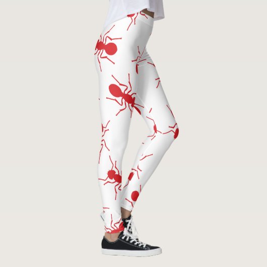 Rode mieren, mierennest. Halloween feest Leggings (Rechts)