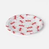 Rode mieren, mierennest. Halloween feest Pappteller (Schrägansicht)