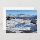 Rodebay Oqatsut Grönland Postkarte (Vorne/Hinten)