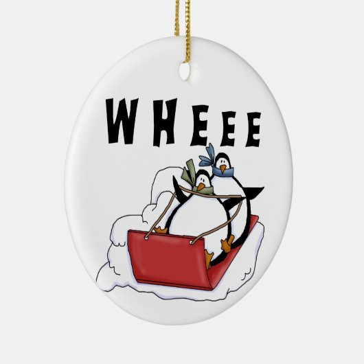 Rodelbahn mit Aussicht Keramik Ornament (Rechts)