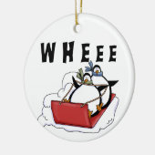 Rodelbahn mit Aussicht Keramik Ornament (Links)