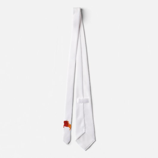 Rodelbahn mit Aussicht Krawatte (Rückseite)