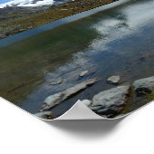 Rodelbahn mit Aussicht Poster (Ecke)