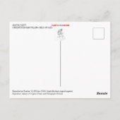 Rodelbahn mit Aussicht Postkarte (Rückseite)