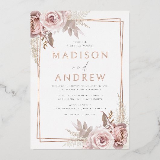 Rodelbahn mit Aussicht Rose Rodelbahn mit Aussicht Folieneinladung (Vorderseite)