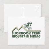 Rodelbahnen mtm Mountainbike Feiertagspostkarte (Vorne/Hinten)