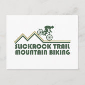 Rodelbahnen mtm Mountainbike Feiertagspostkarte (Vorderseite)