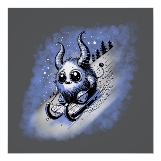 Rodelmonster Poster (Vorderseite)