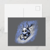 Rodelmonster Postkarte (Vorne/Hinten)
